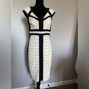 JAX black and white dress size 10